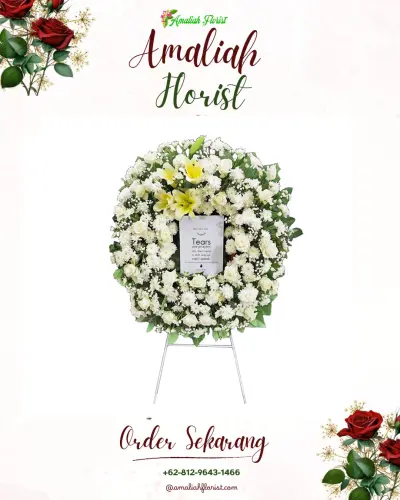 Krans Bunga Duka Cita sumedang